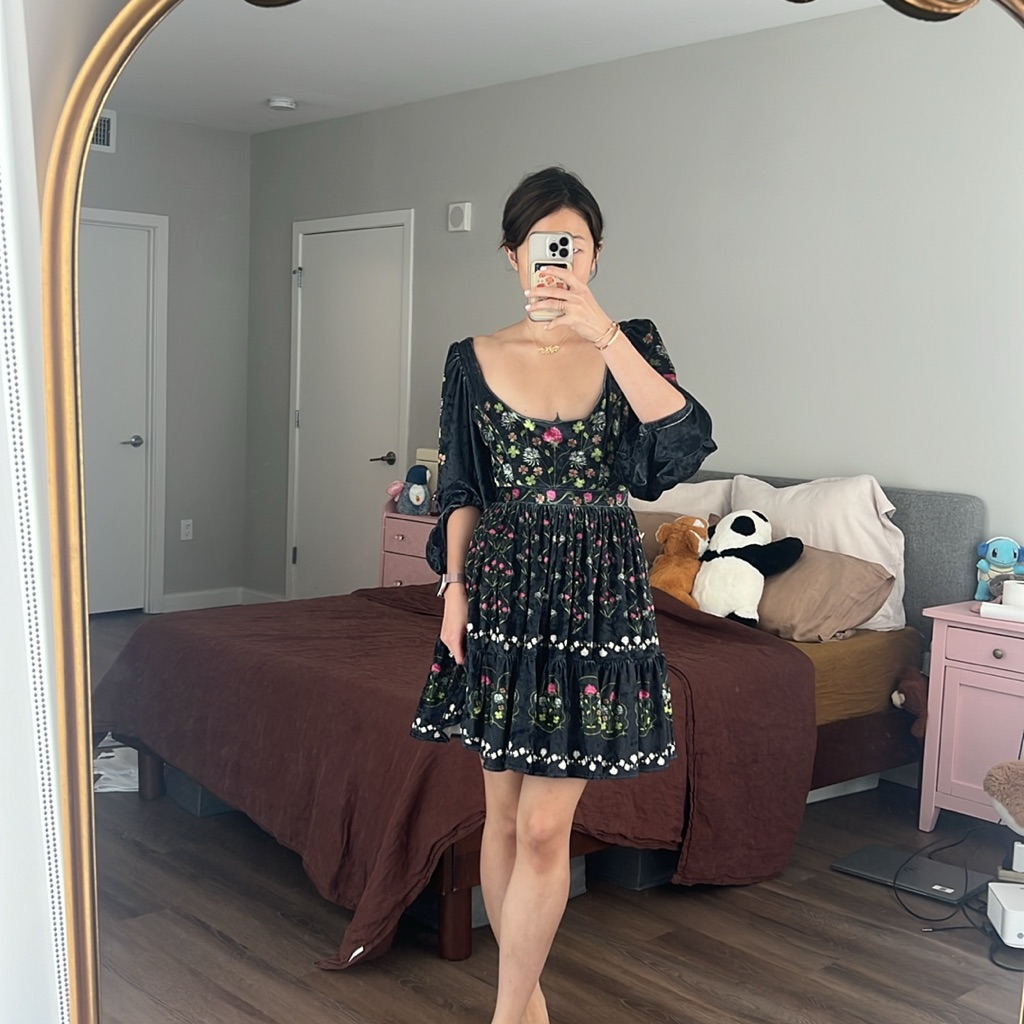 Nwt Agua Bendita Delirio Trebol Dress